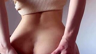 super hot tiny teen maiskii fingers pussy and ass in homemade solo session