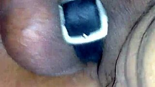 ebony pussy farts wildly on massive bbc during intense pounding