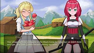 elise explores realms of bondage in slave lord gameplay 7 with her pretty apples