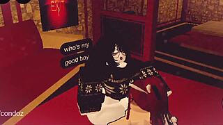 i fuck hot futanari girl hard in roblox till she cums from anal pounding