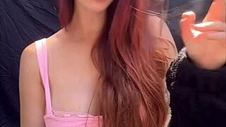 imagine milf's big natural tits bouncing outdoors while she smokes seductively