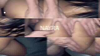 Marido gave her a massage then fucked her tight wet pussy hard
