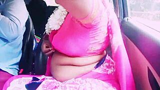 i'm the horny indian saree housewife cheating with boyfriend's cock in car dirty talk