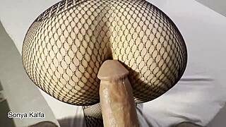 so this big ass stepmom sneaks doggystyle pounding while daddy sleeps oblivious in the next room