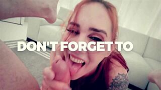 Lilly Bell's Massive Tits Bounce In Wild Deepthroat Frenzy!