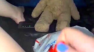 stepsister's craziest food dildo play rips clothes in kinky los angeles frenzy