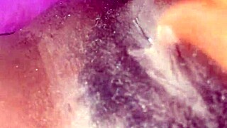 hey check out my bushy ebony pussy up close