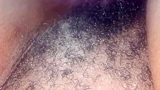 hey check out my bushy ebony pussy up close