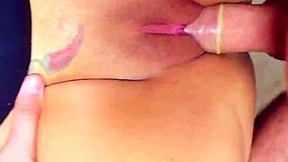 he pulled out condom and creampied my tight pussy didn't he?