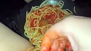 stepsister's craziest food dildo play rips clothes in kinky los angeles frenzy