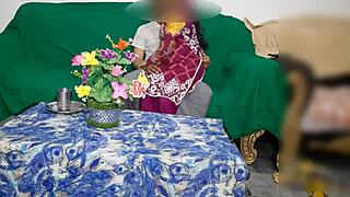 hot desi indian maid gets her tight pussy fucked hard doggystyle full chudai