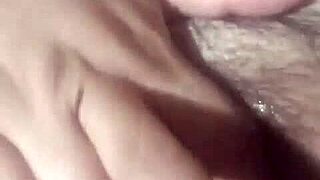 Andy México fingers her wet teen pussy to intense solo orgasm