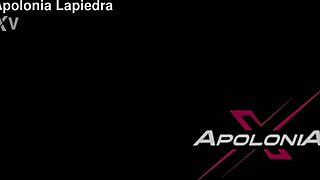 Apolonia Lapiedra's naughty student cosplay toy session