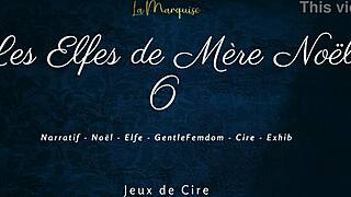 French femdom elves drip hot wax while dirty talking your submission
