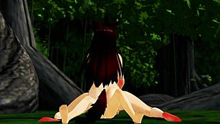 God my big tits ache watching this futanari slut masturbate her huge ass