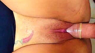he pulled out condom and creampied my tight pussy didn't he?