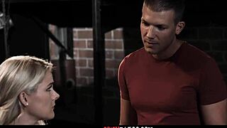Blonde stepmom submits to kinky stepson's bondage rides