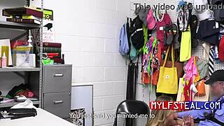 blonde wife Millie Morgan gets rough cop desk fuck at office by Mike Mancini