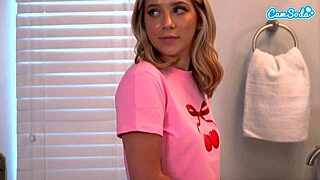 hey this american blonde teen gets her tight pussy crushed by massive bbc creampie