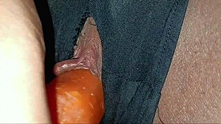 Teen gets fucked in pussy and ass by machine and dick until anal orgasm hits