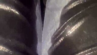 she wets her jeans in a desperate urgent release.