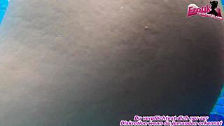 german redhead slut anal pounded pov poolside.