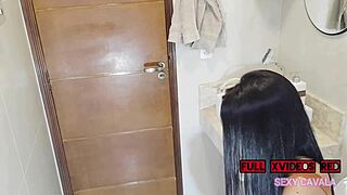 He Fucked Me Hard In The Family Party Bathroom I Gagged Choking On His Huge Cock Swallowing Cum!