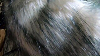 milfycalla in fur coat does blowjobs and rough sex
