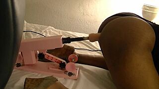 brutal sex machine pounds pussy and ass non-stop hardcore