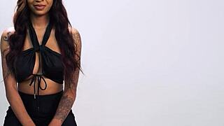 Huge Tits Black Milf September Reign Passion Masturbation For The Playboy