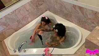 Kingsley and Dakota Marr share kinky lesbian fetish play