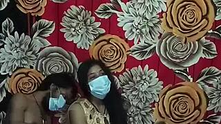 indian desi wife rides husband's cock on suhagraat night foreplay!