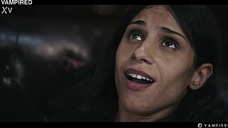 Lesbian Vampires Dominate Big Fake Tit Slave