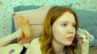 sexy redhead wandy hill does seductive typing and teasing