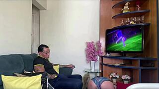 Suzie Slut moans loud taking Jhony Gab's bombado cock deep 😩🍆💦 brazilian milf orgasms hard!