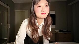 Two office sluts seduce me on a business trip