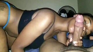 Latina girlfriend's shaved pussy tastes amazing during doggystyle pounding