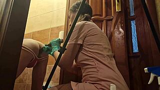 anastasia mistress fucks sasha earth strapon anal deep in toilet slave submission amateur domination!!