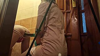anastasia mistress fucks sasha earth strapon anal deep in toilet slave submission amateur domination!!