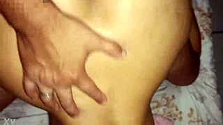 Novinha lets out unstoppable moans during sensual couple sex with boyfriend