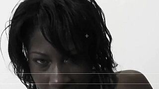 ebony fucked hard by two white cocks