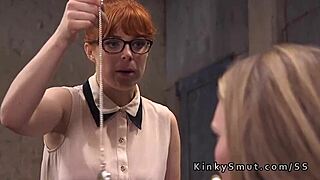 Blonde Slave Rough Bondage Fuck