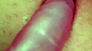 dildo play with cum feels so good