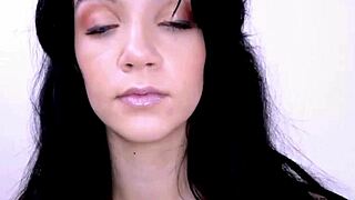 cute teen brunette gets fucked in modeling audition and swallows cum