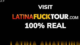 latina rides big european tourist cock