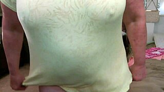 custom panties and tshirt modeling with kissing flirting and dirty talk