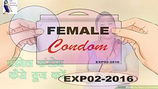 how to use female condom