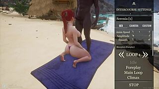 Wild life big ass big tit curvy white milf serenia fucks her first big black dick nero on the beach
