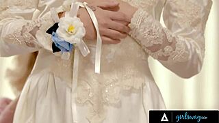girlsway cougar julia ann fucks bride to be carolina sweets