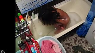 my barely legal step sister fucks her little hole on hidden camera